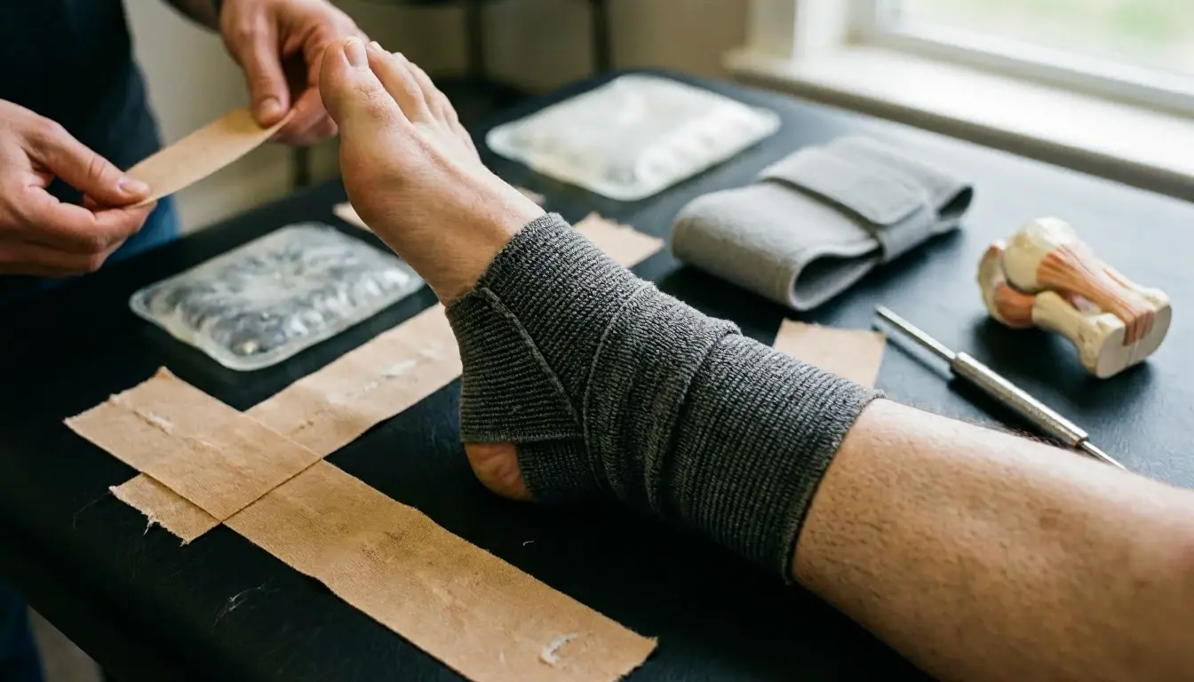Ligament Sprain in Chiropractor: Ligament Sprain is an injury to a ligament, the tough band of—visual guide