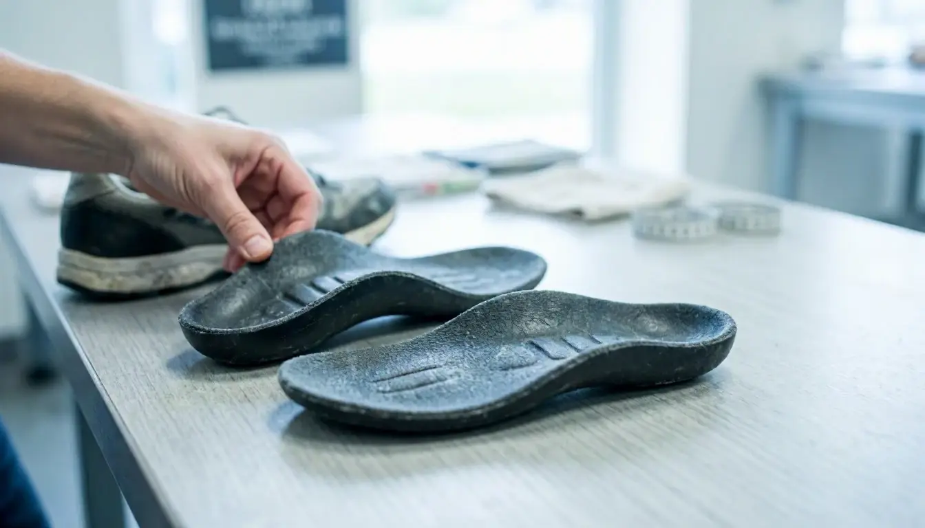 Orthotics in Chiropractor: Orthotics are custom or over-the-counter devices worn inside shoes to support, align—visual g...