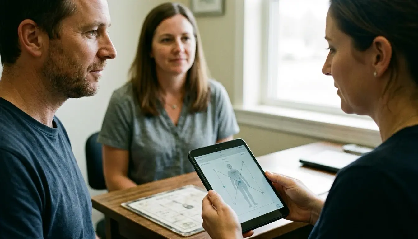 Posture Analysis in Chiropractor: Posture Analysis is a systematic assessment of how a person holds their—visual guide