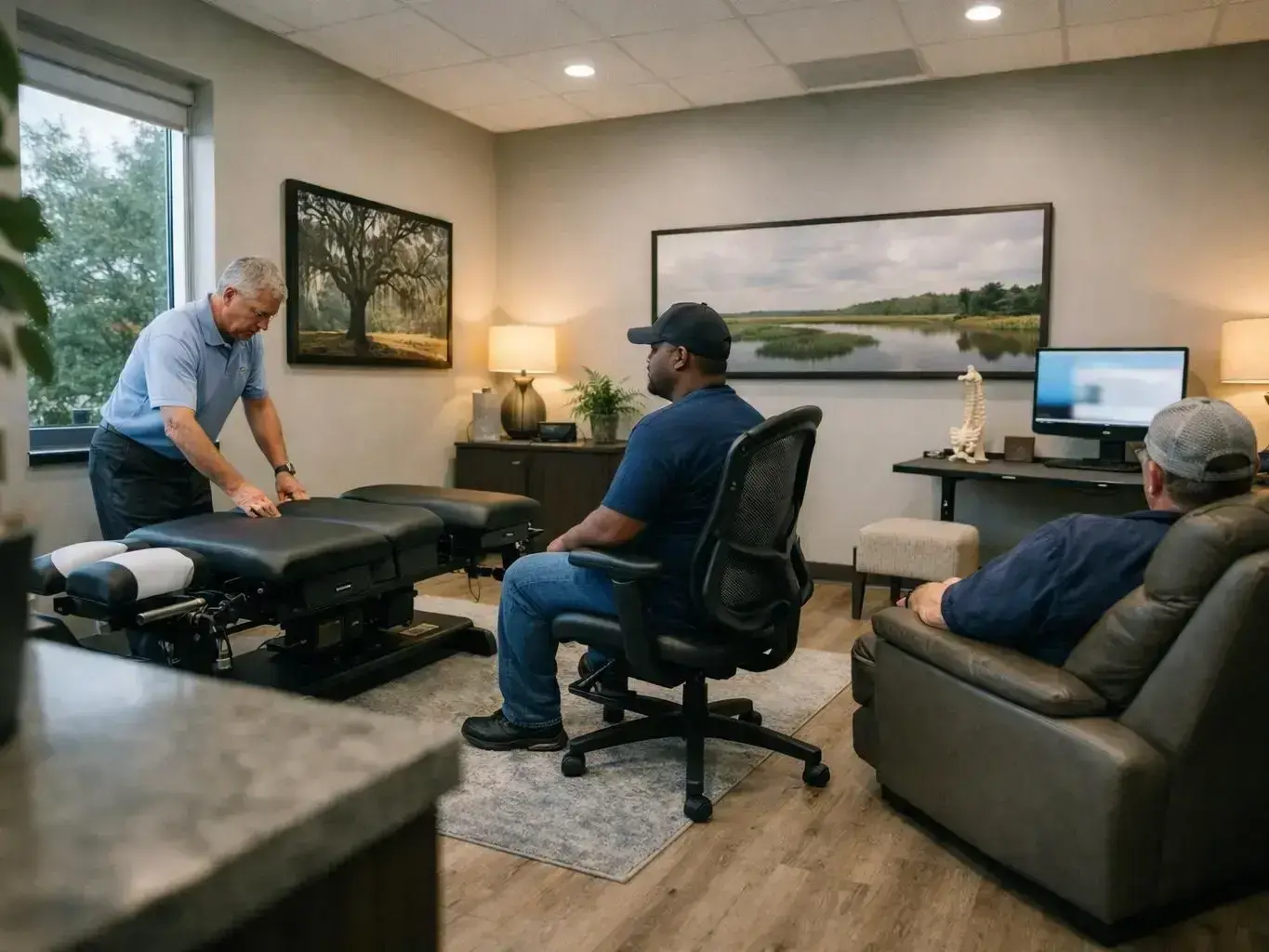 Neck Injury Treatment in Griffin, GA — in action