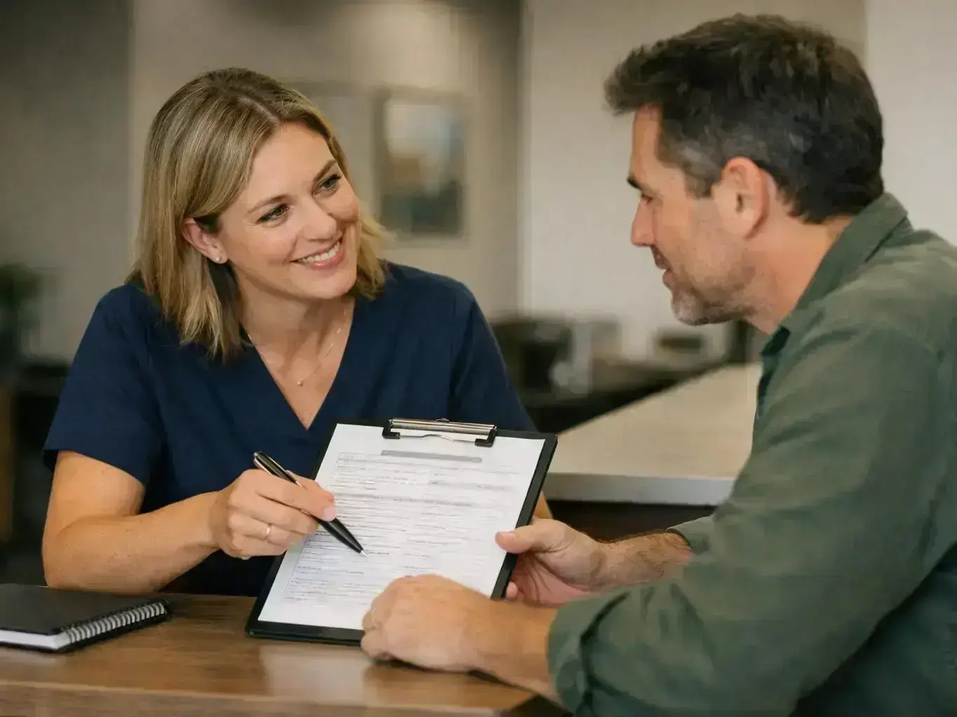 Chiropractic Consultation and Diagnosis in Stonecrest, GA — in action